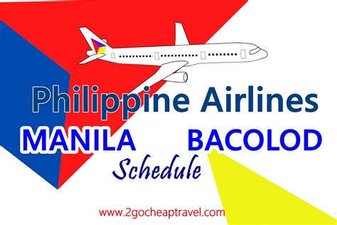 manila to bacolod flight schedule